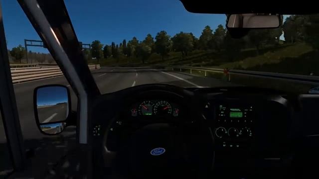 Euro Truck Simulator 2 - Ford Transit MKVI 2.3 смотреть онлайн