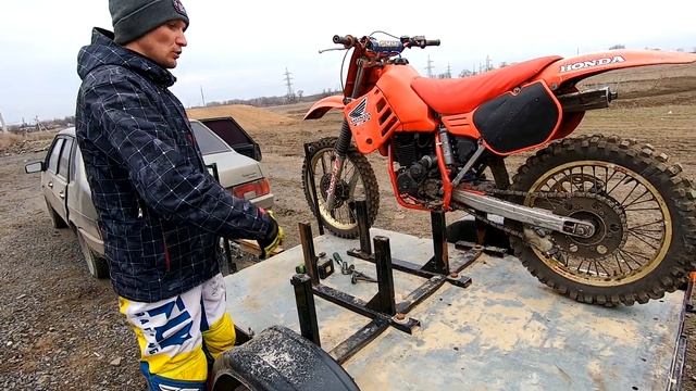 Прицеп для перевозки мотоциклов / Как перевозит мотоцикл эндуро / Enduro Novochek