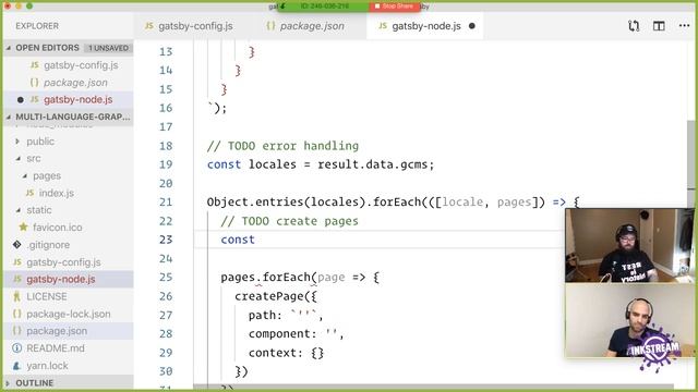 Multi-language websites with GraphCMS and Gatsby — Learn With Jason смотреть онлайн