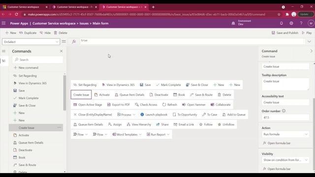 Add Ribbon Buttons within Power Apps || Edit Command Bar within Power Apps - Dynamics 365 смотреть онлайн