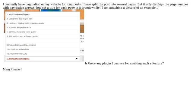 Wordpress: Pagination (including title of each page) in a post for a long posts смотреть онлайн
