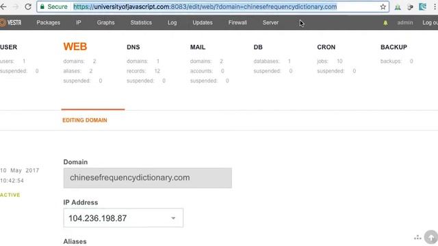 Install an SSL certificate on the Vesta Control Panel itself, both Ubuntu 14.04 & 16.04 смотреть онлайн