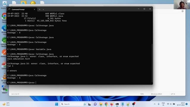 Java SE: Passing args into standalone java class from command line. смотреть онлайн
