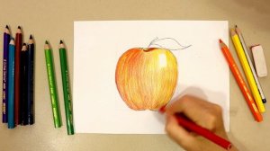 КаК НаРиСоВаТь ЯБЛОКО ? Урок по ИЗО
