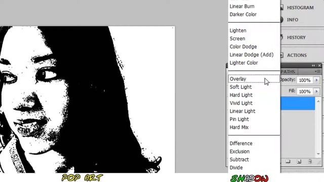 Tutorial Photoshop CS5 - stamp and gradient V1 (demo) смотреть онлайн
