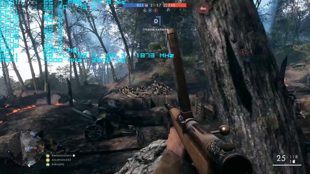 Battlefield 1 MultiPlayer Ultra Settings GTX 1050ti/i7 4770 смотреть онлайн
