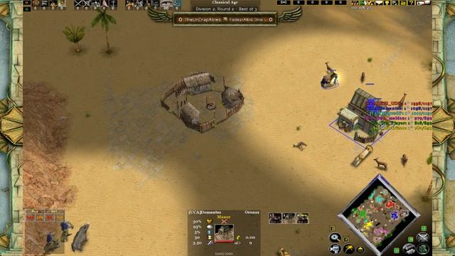 AoMT Hybrid CC, R2 - UCA vs. F2+AoL, Game 1 - Age of Mythology: The Titans Hybrid Clan Cup смотреть онлайн