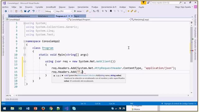 Visión artificial con Cognitive Services. Parte 2 de 2 смотреть онлайн