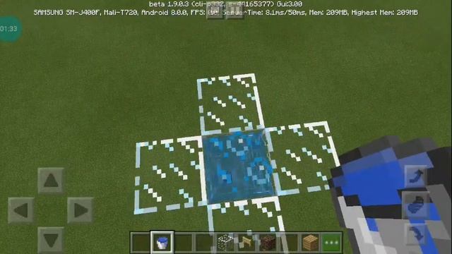 Как сделать водную лестницу в майнкрафт PE смотреть онлайн