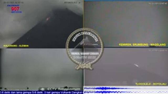 Live Streaming Merapi Volcano Eruption - Yogyakarta and Central Java, Indonesia 19-12-2021 смотреть онлайн