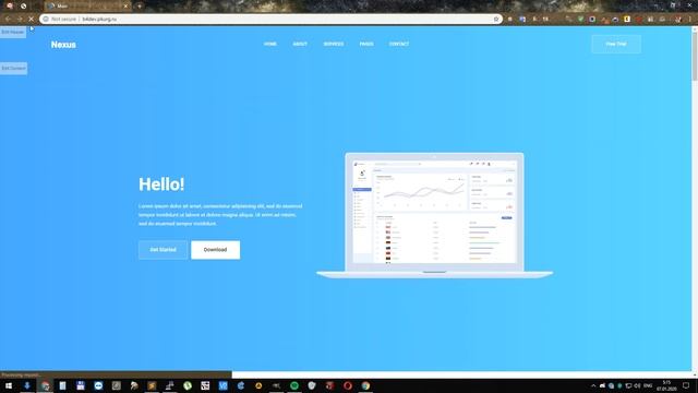 Nexus Theme for Bootstrap 4 Page Builder Plugin смотреть онлайн