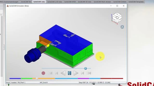 SolidCAM 2019 – SolidCAM Simulator смотреть онлайн