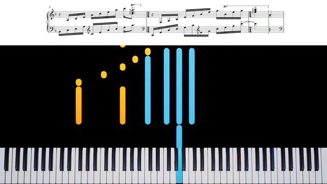 Amazing Grace (David Rusell) - Synthesia + Sheet Music смотреть онлайн