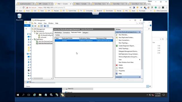 Microsoft Windows 2016 Server DFS Management is not Replicating Files and Folders смотреть онлайн