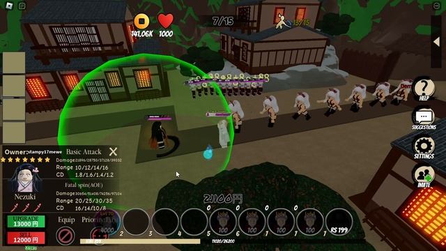 THE LITTLE SISTER IS POWERFULLL ?!! NEW NEZUKO 7 STAR ADDED !! | Demon Tower Defense ROBLOX смотреть онлайн