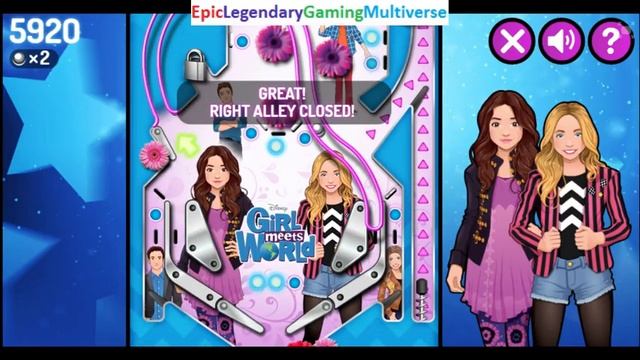Disney Pinball Party Girl Meets World Pinball Game Gameplay Part #1 смотреть онлайн