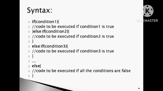 Types of if statements used in java смотреть онлайн