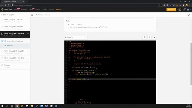 Pow(x, n) "x to the power n" [2 solutions] - Coding interview смотреть онлайн