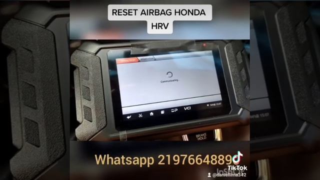 RESET AIRBAG HONDA HRV 2018 APÓS COLISÃO #honda #hrv #hondahrv #airbag