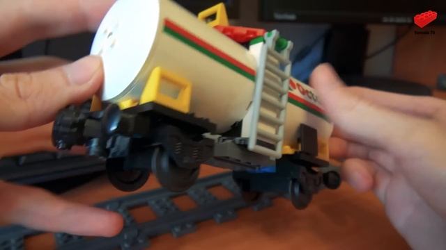 "Lego. Наборы и самоделки". Lego City 7939 "Cargo train". Обзор. смотреть онлайн