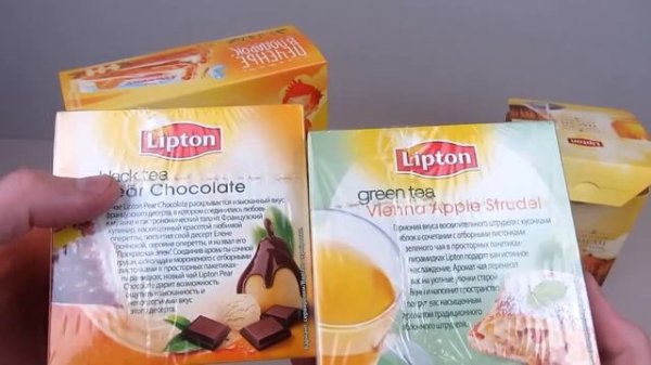 Lipton фруктовая коллекция + Жестяная банка в подарок | Чай Lipton  + Печенье в подарок