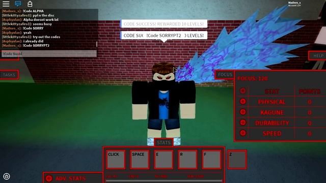 Ro-Ghoul New Codes! 50 Levels & 150 Focus (Roblox) смотреть онлайн