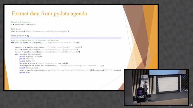 José Manuel Ortega - Python tools for webscraping смотреть онлайн