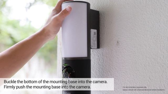 How to install and set up EZVIZ LC3 Security Light Camera смотреть онлайн