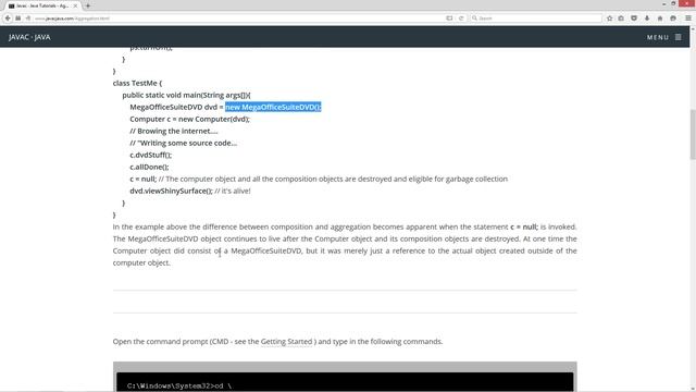 Learn Java Programming - Aggregation Tutorial смотреть онлайн