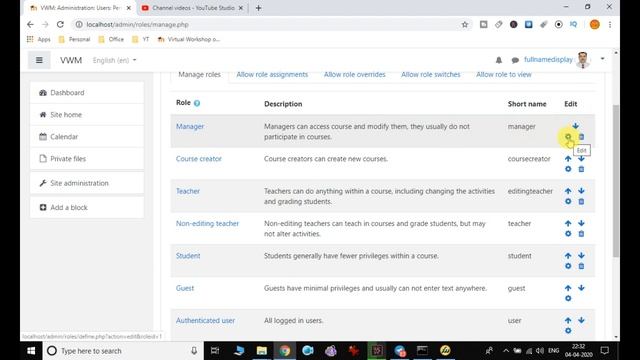 4. Users Permission in Moodle смотреть онлайн
