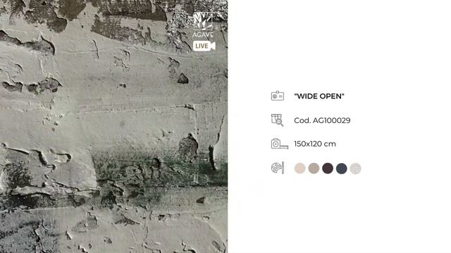 Agave quadri: Dipinto "Wide Open" 150x120 cm смотреть онлайн