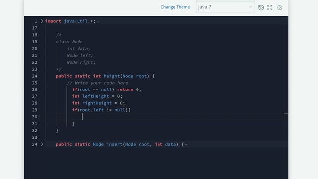 Hacker Rank - Height Of A Binary Tree (Java) смотреть онлайн