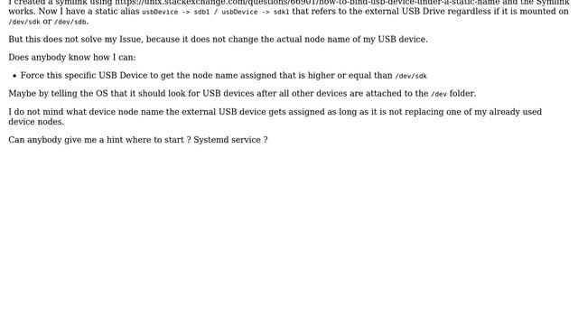 Unix & Linux: OpenSuse USB HDD gets device node name "/dev/sdb" of internal HDD (2 Solutions!!) смотреть онлайн