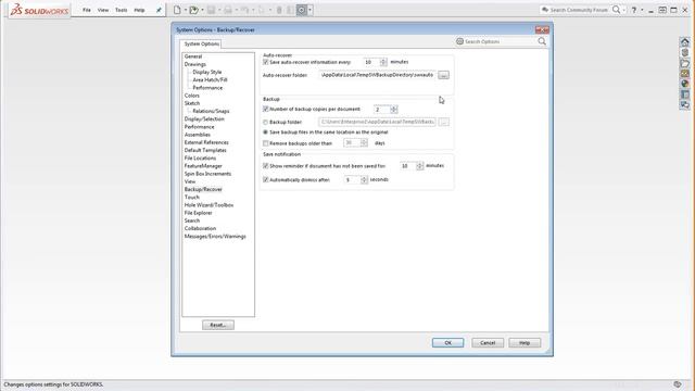 SolidWorks Crashed! Finding the Auto-Recovery Folder in the CAD Lab смотреть онлайн