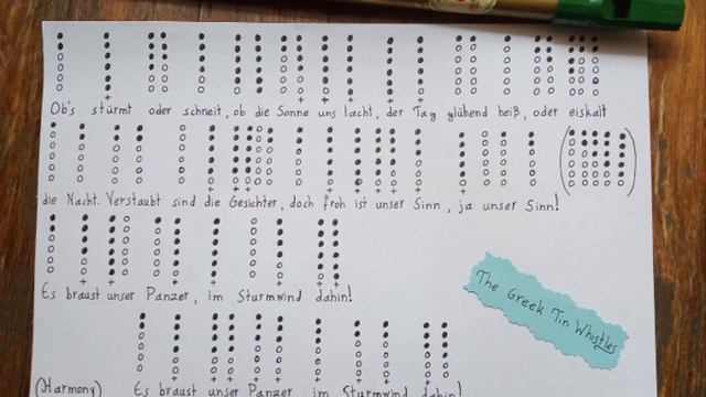 Battle Of The Bulge Intro With Tin Whistle And Tabs