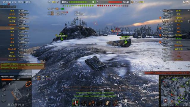 [World of Tanks] Спасаем танк Löwe от затопления на карте Заполярье смотреть онлайн