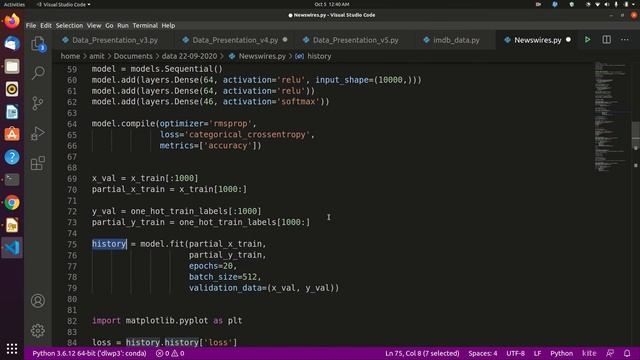 Newswire data multiclass classification Neural Network Machine Learning Deep Learning Python смотреть онлайн