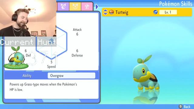 x2 Shiny Turtwig Reaction BDSP Pokémon Brilliant Diamond Shining Pearl смотреть онлайн