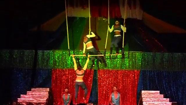 Show Circo Grand Palladium 2014 - Triple Trapeze girls смотреть онлайн