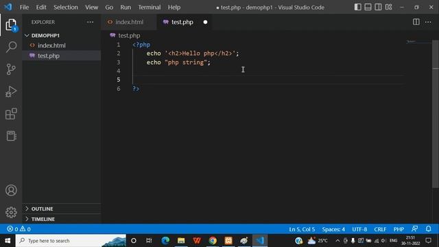 Web Technology - 5 - Intro to PHP смотреть онлайн