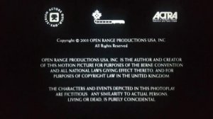 Tamagotchi Pixels in Open Range end credits