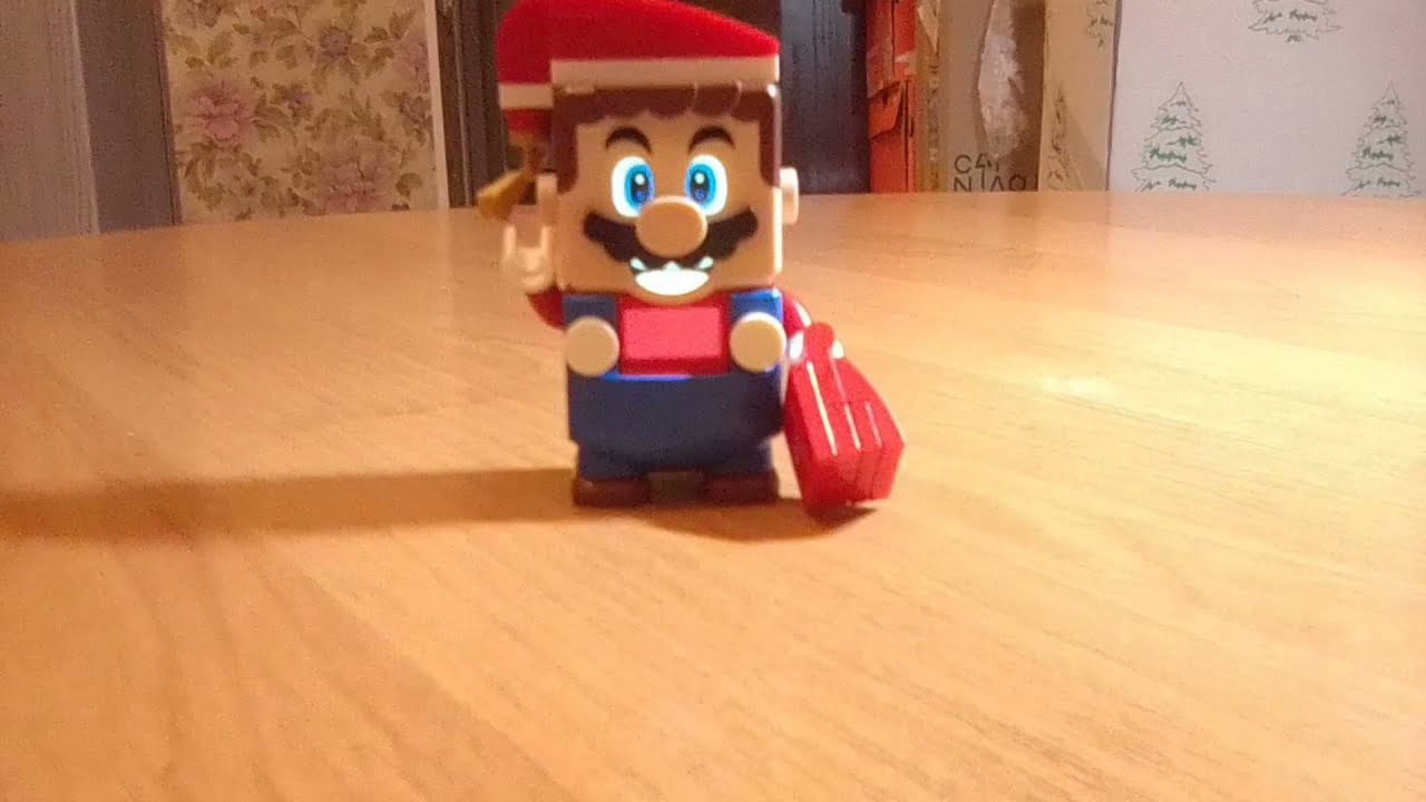 Lego Santa Mario MOC. Building with Mario. смотреть онлайн