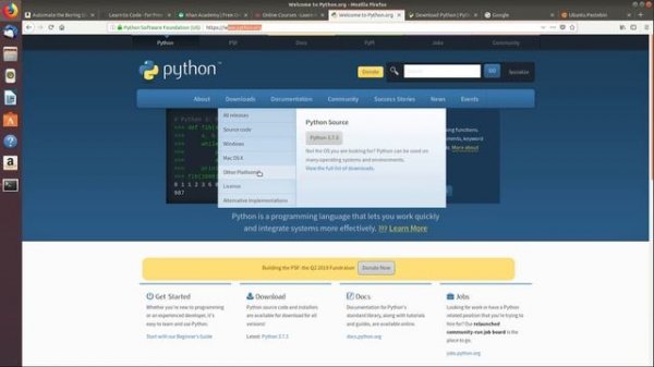 Автоматизация рутинных задач с помощью Python. Урок 001. Установка  Python.
