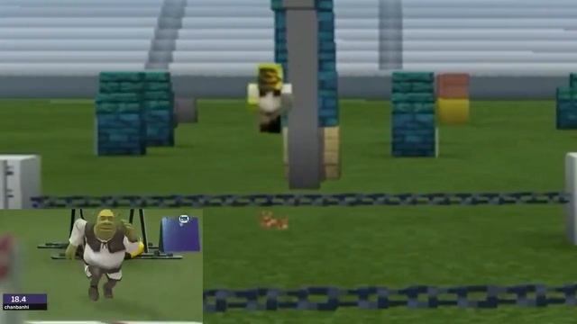 Shrek running dog course, but it’s minecraft смотреть онлайн