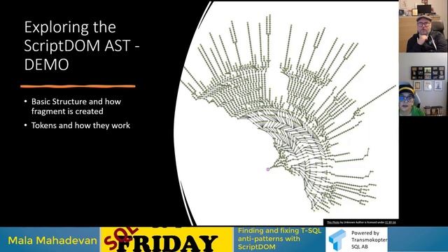 SQL Friday #93 - Mala Mahadevan on "Finding T-SQL Anti-Patterns with ScriptDOM" смотреть онлайн
