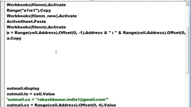 Sending email from Excel, using & VBA Macro смотреть онлайн