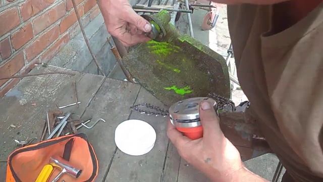 МОТОКОСА. НОВАЯ ШПУЛЬКА ИЗ ЦЕПИ. смотреть онлайн