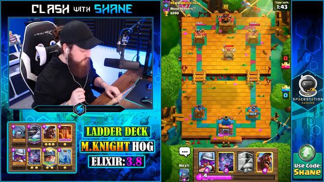 UNBELIEVABLE NEW META COMBO!! MEGA KNIGHT + MINI PEKKA IS INSANE! - Clash Royale смотреть онлайн