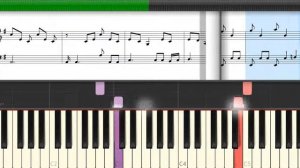 Metallica - Nothing Else Matters - Piano Tutorial by Amadeus (Synthesia) [Sheets]