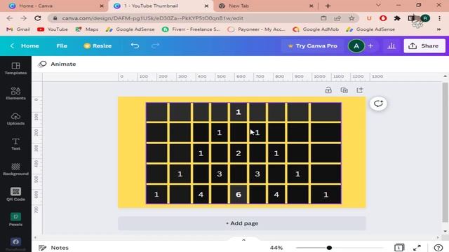 Display Pascal's triangle using C programming | Pascal pyramid in c Program смотреть онлайн
